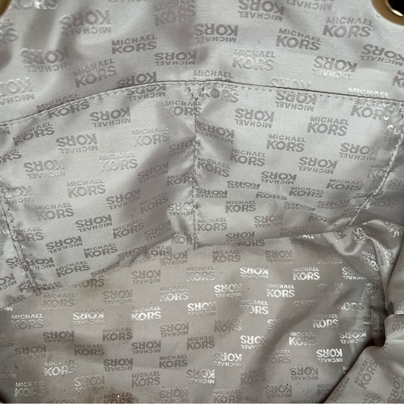 Orange Tie Dye Michael Kors Tote Bag - Picture 3 of 9